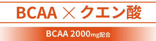 BCAA×クエン酸